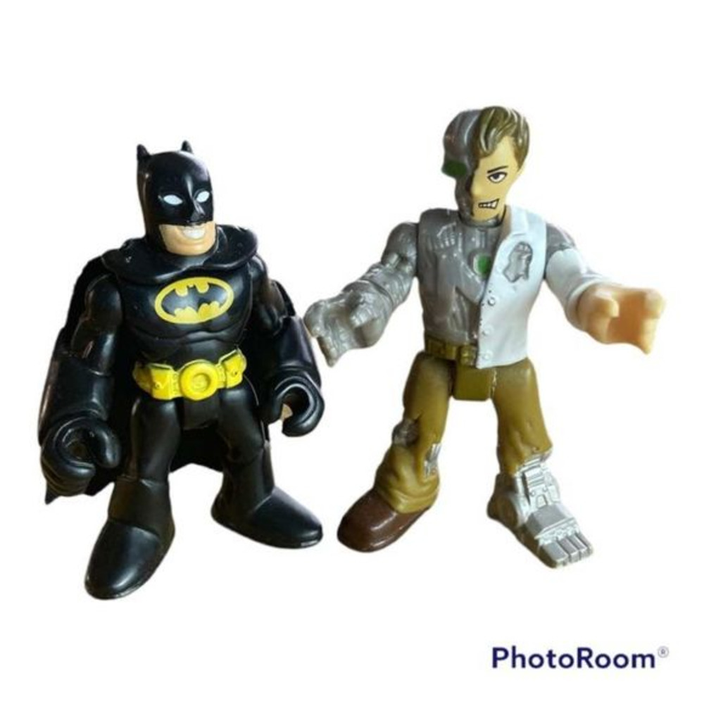 Imaginext DC Superfriends‎ Batman & Metallo Half Human. Figures only